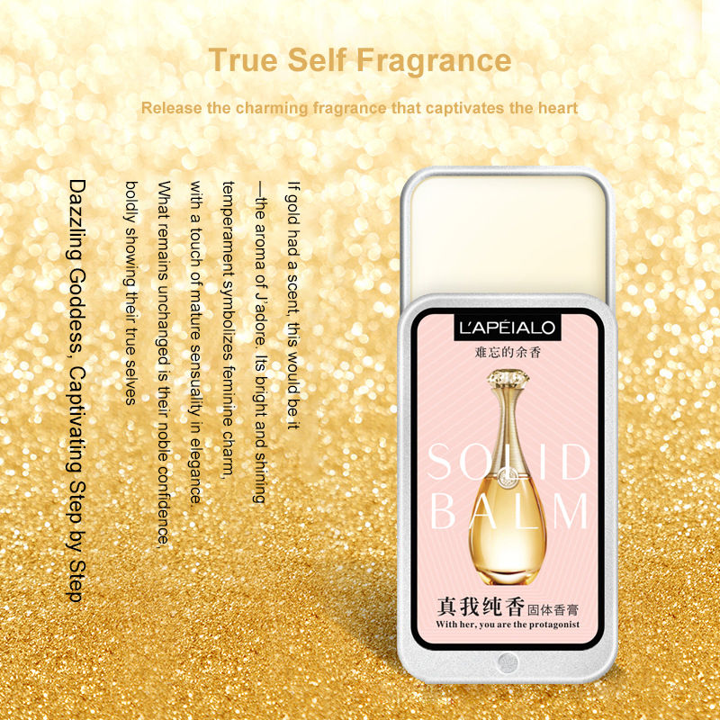 Thumbnail: Woman Body Pheromone Perfume Solid Balm Long Lasting Fragranc Light Fragranc Por