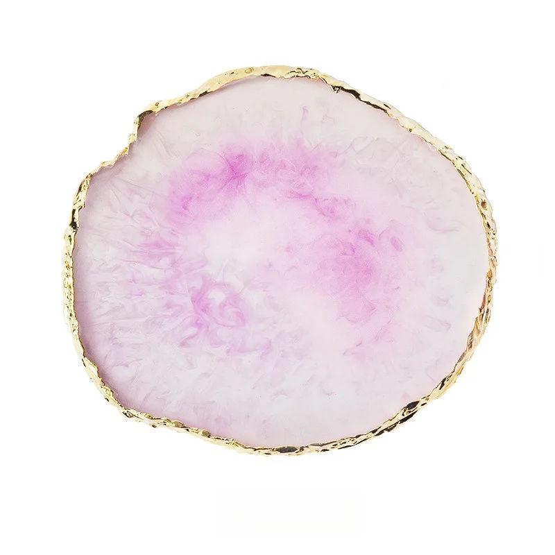 Thumbnail: Natural Resin Stone Luxury Nail Art Palette Mix Color Drawing Pallet Gel Polish 