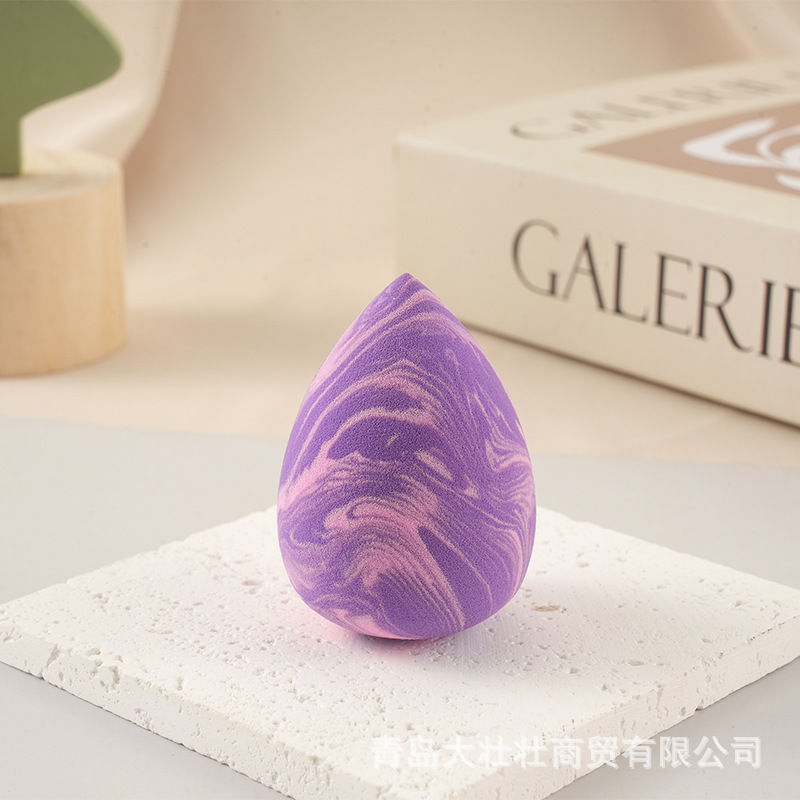 Thumbnail: Individually Packaged Water Drop Puff Oblique-Cut Beauty Sponge Set Mixed Pack S