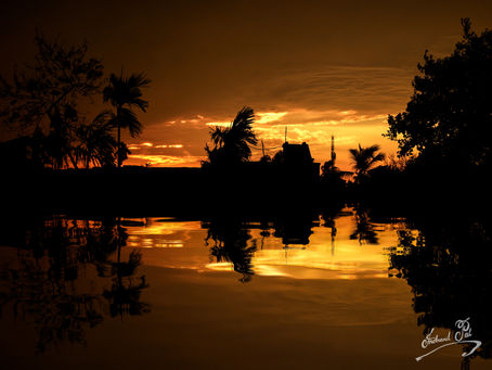 Nature: Sunset on Water