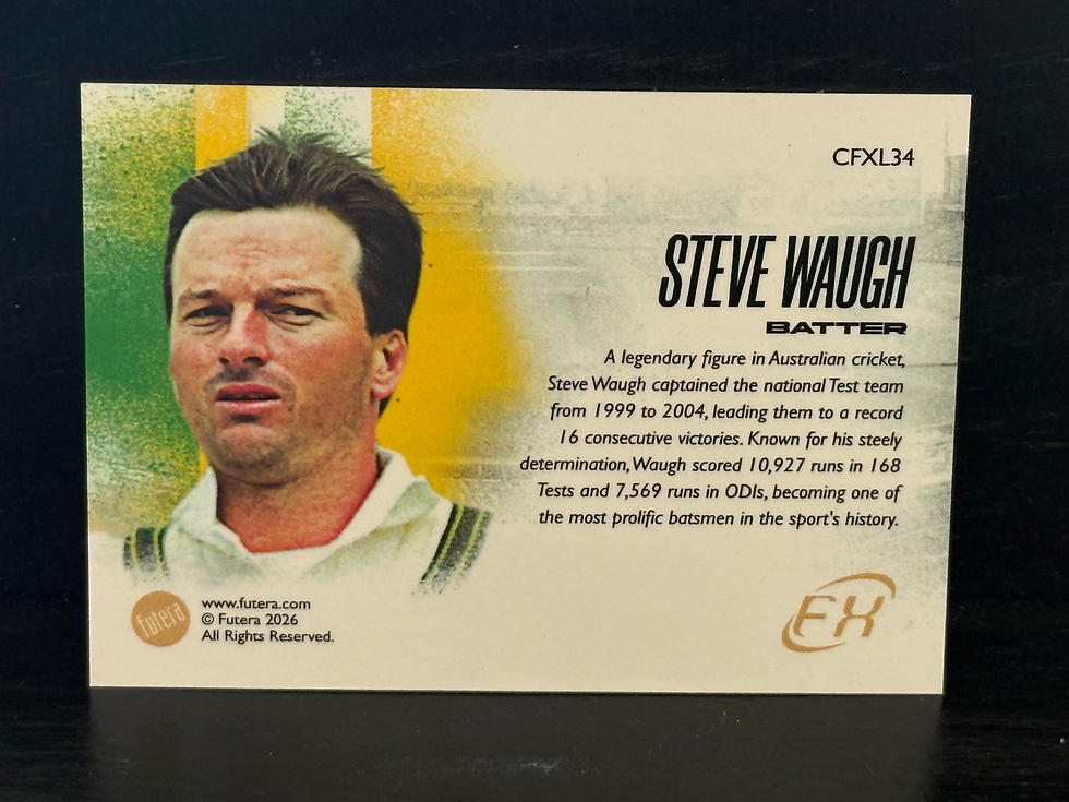 Thumbnail: 2026 Futera FX - Steve Waugh  - CFXL34