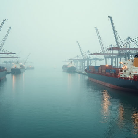 Port of Constanța bustling with cargo operations