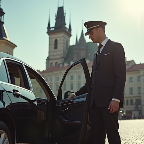 Chauffeur service at Prague Castle by TripAvip Worldwide