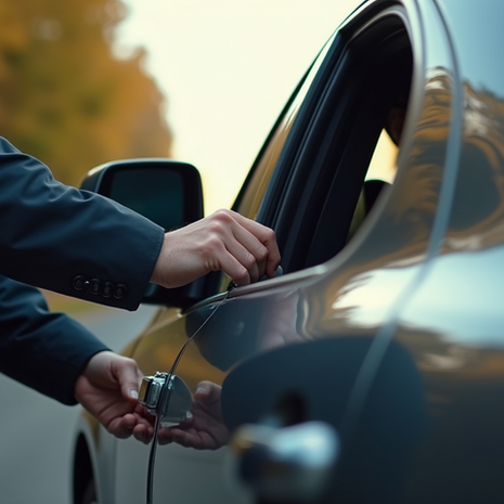 Professional driver providing personalized service