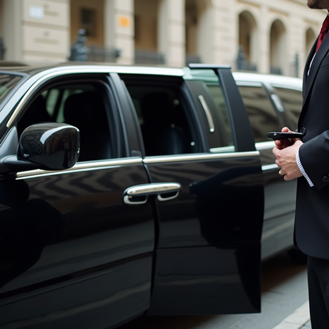 Professional chauffeur service for corporate clients in Galati