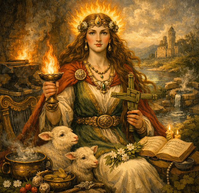 Goddess of Fire, Hearth, Fertility, and Spring Renewal
