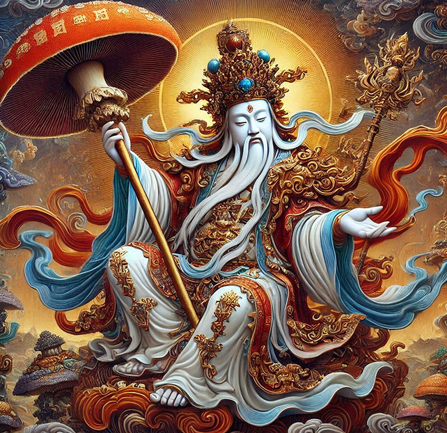 Heavenly Lord of Spiritual Treasures, Guardian of Sacred Wisdom 