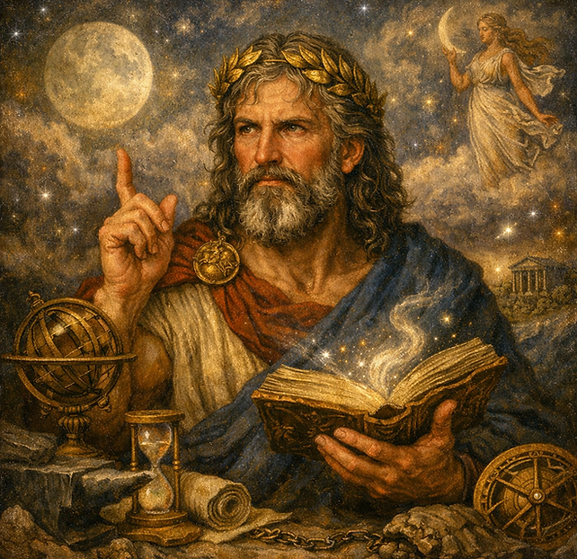 Titan of Intellect and the Axis of Heaven