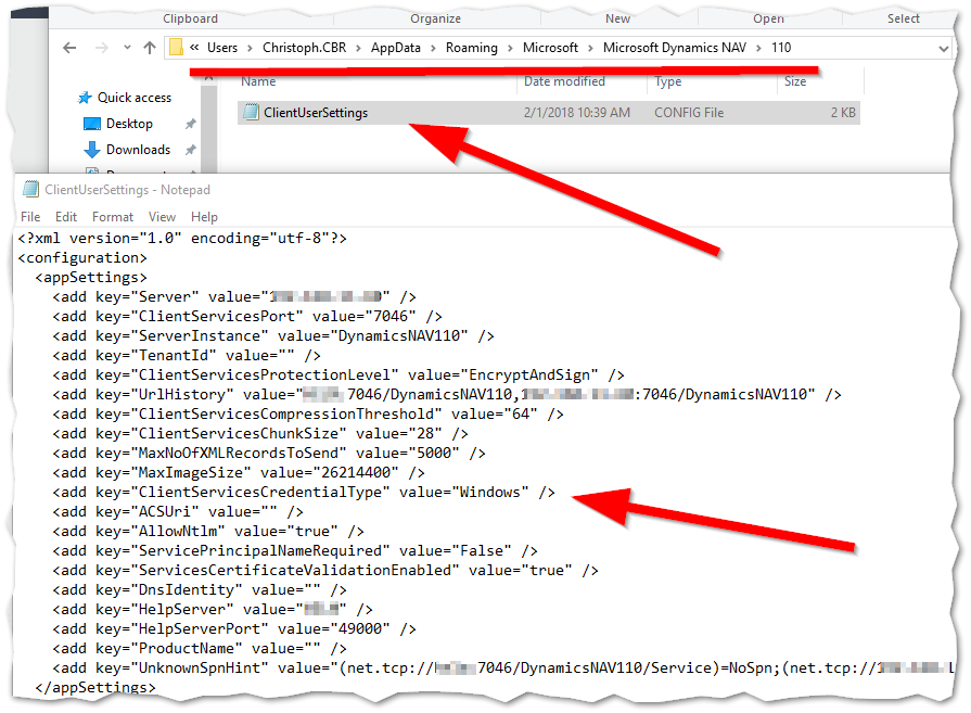 SwitchingNAV Client to Different Authentication Method
