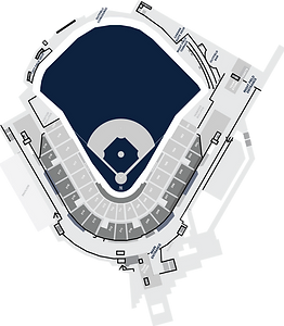 Stadium Layout with The Pavilion Highlighted