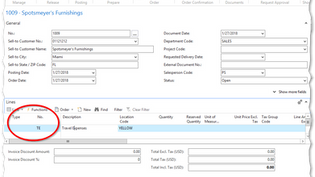 How to create Comment Lines in Dynamics NAV SO or PO Trx