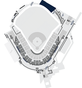 Stadium Layout with The Pavilion Highlighted