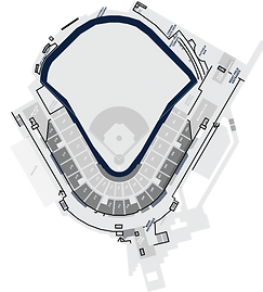 Stadium Layout with The Pavilion Highlighted