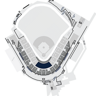 Stadium Layout with The Pavilion Highlighted