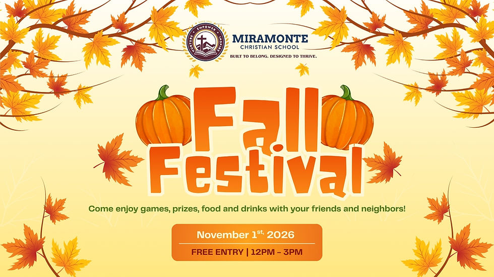 MCS Annual Fall Festival