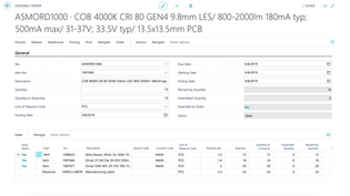 Dynamics 365 Business Central – Assembly Orders versus Production Orders – Why use one o