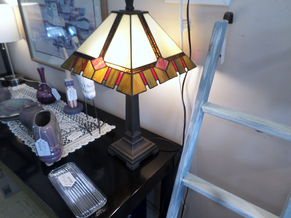 Stained Glass Lamp $75