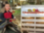 Autumn drive, Linky with sign.jpg