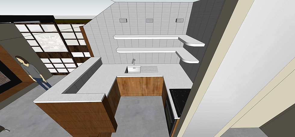 Interior design of London flat by Paul Reed Architect