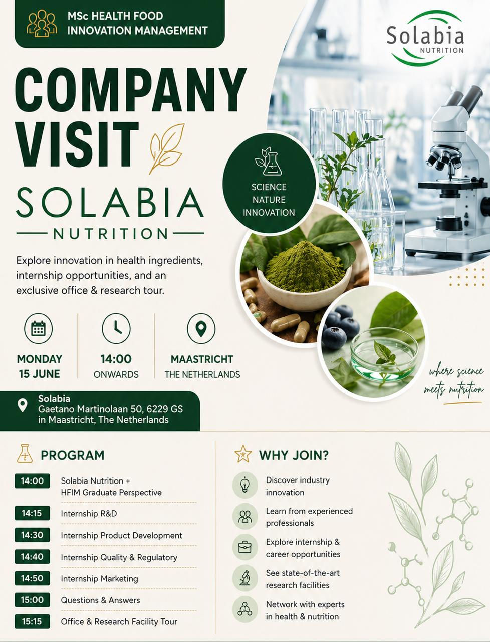 SOLABIA COMPANY VISIT