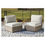 Thumbnail: Ashley Calworth Armless Chair-Set of 2