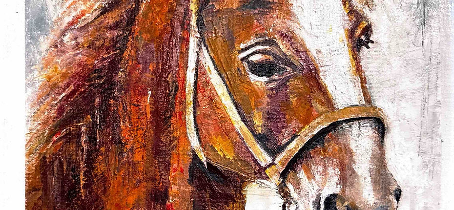 A majestic horse gazes calmly, capturing a moment of timeless grace and strength.