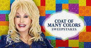 Dolly Parton's "Coat of Many Colors" Sweepstakes Offers Chance to Win Once in a Lifeti