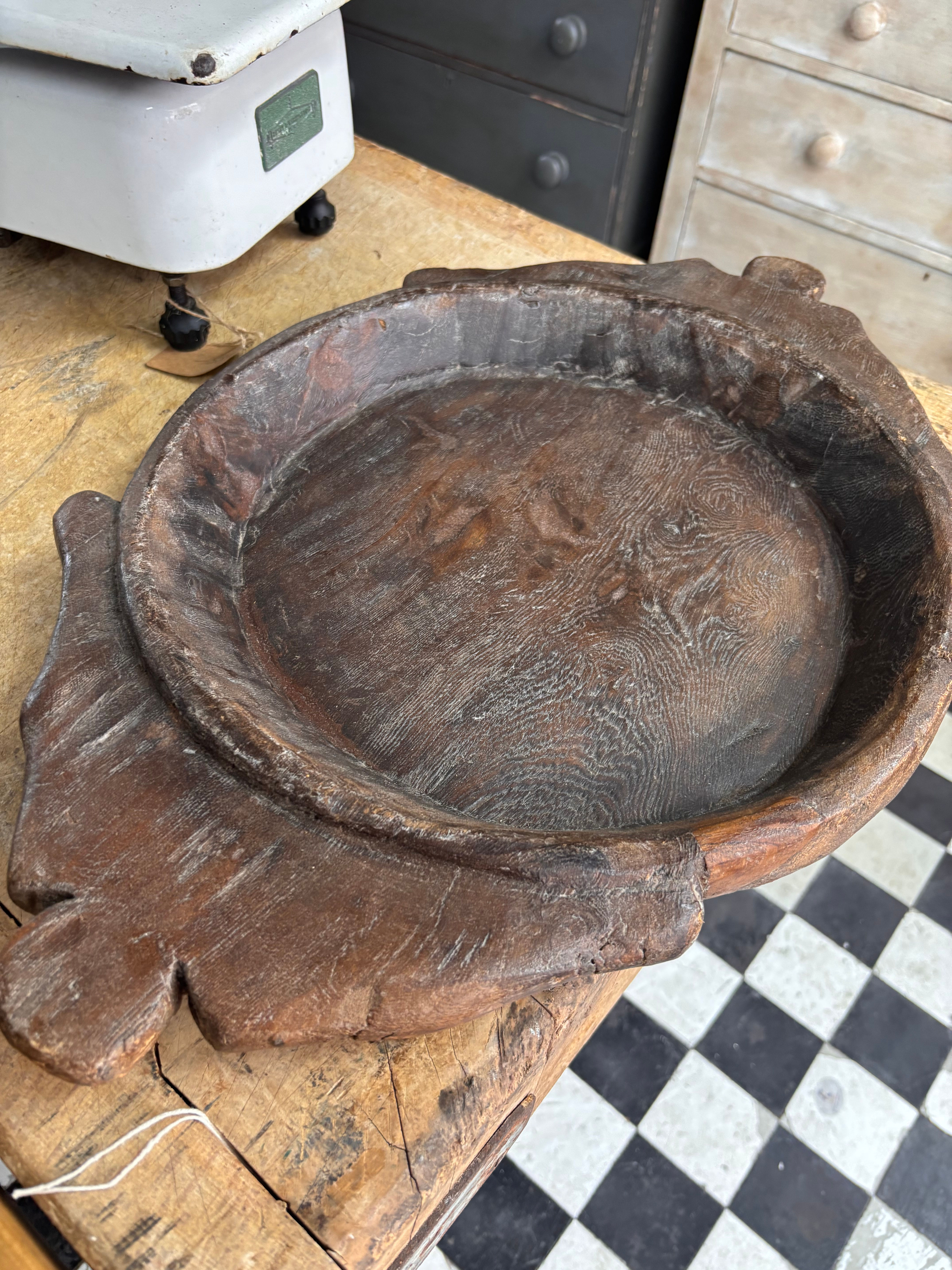Indian kneading bowl