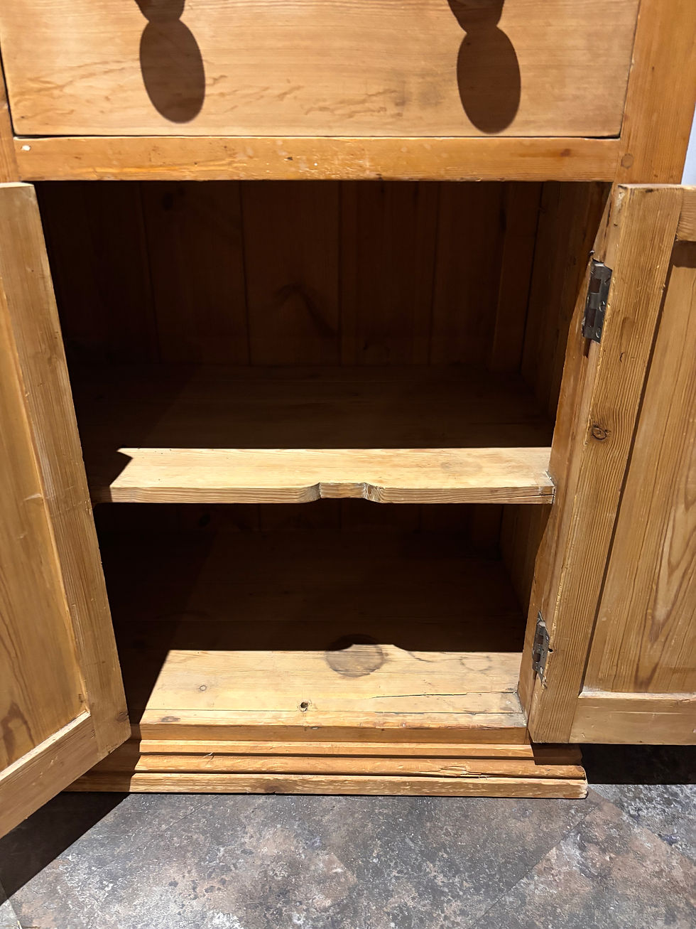 Thumbnail: Old pine farmhouse dresser 