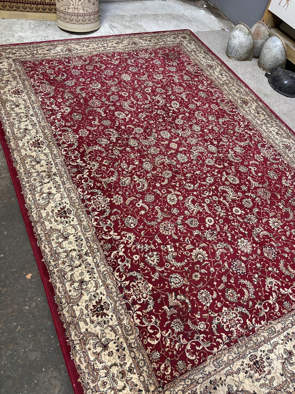 Thumbnail: Vintage red rug 