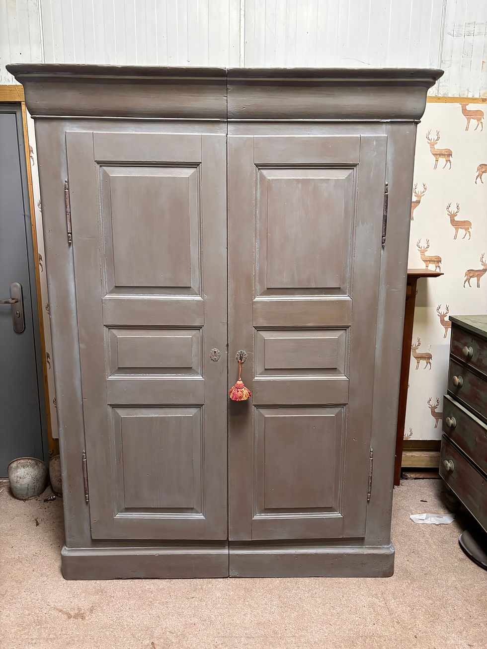 Thumbnail: Distressed larder cupboard 