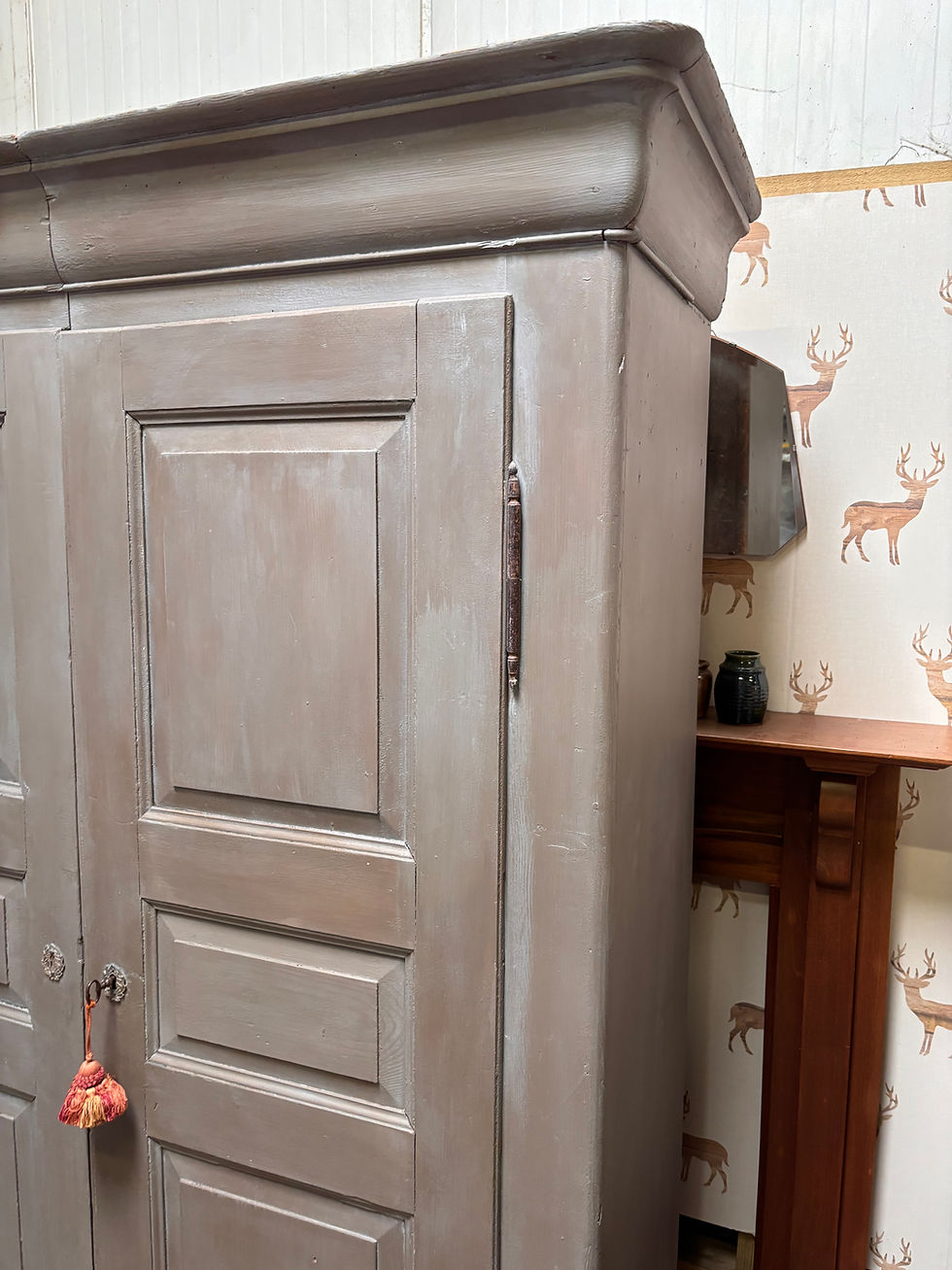 Thumbnail: Distressed larder cupboard 