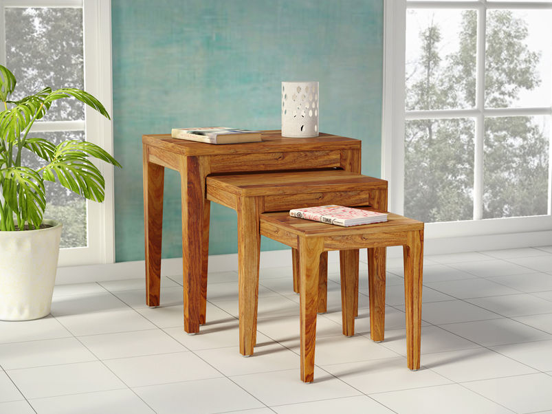 Trinity Sheesham Wood Nesting Table