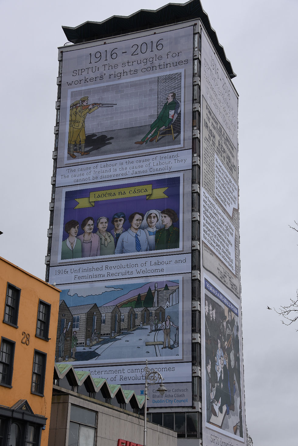 Liberty Hall Mural-Dublin