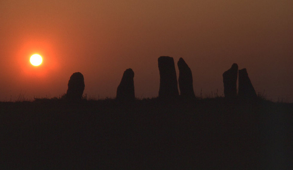 Dawn over Megaliths-Brittany