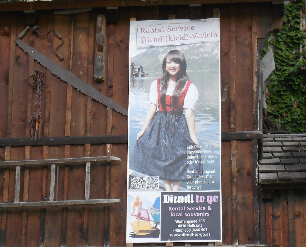 Dirndl to go-Hallstatt, Austria