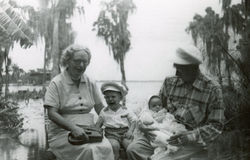 Mickey & Tom with Dietler grandparents - Florida