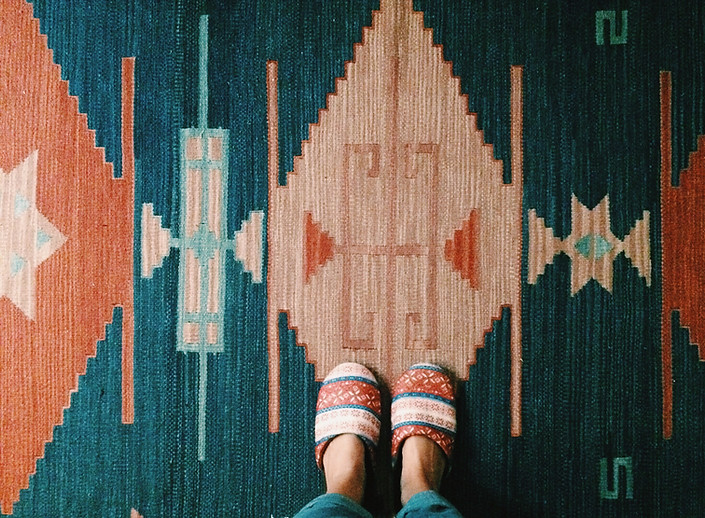 Embroidered Rug