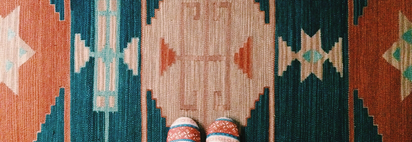 Embroidered Rug