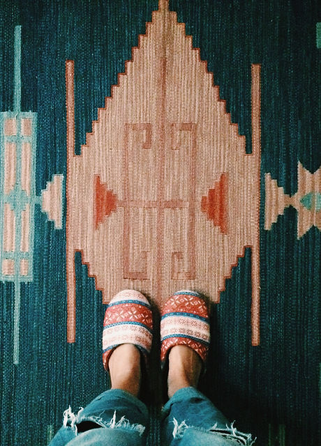 Embroidered Rug