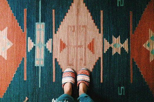 Embroidered Rug