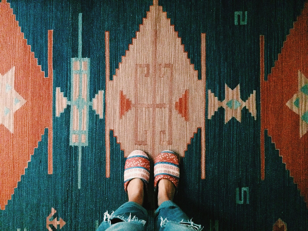 Embroidered Rug