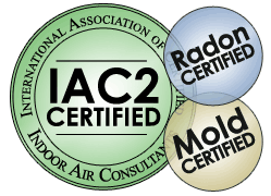 Springville radon and mold testing certified