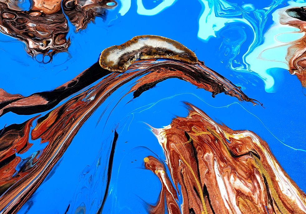 Thumbnail: Obraz akrylowy 100cm x 75cm x 4cm pt. „Manifestacja II” (2022)