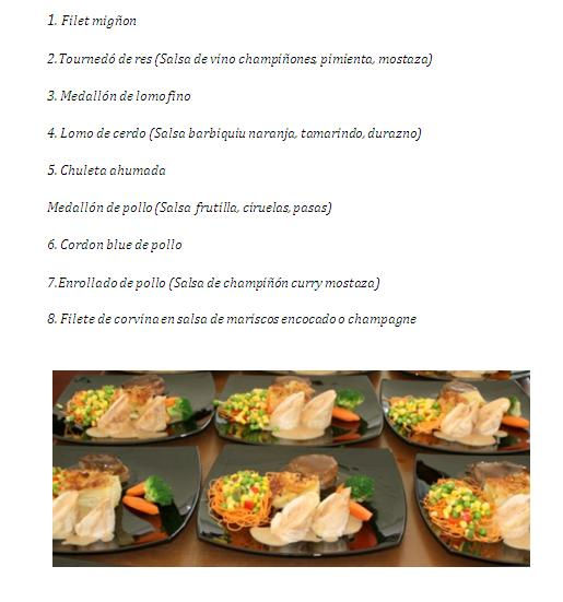 PLATO FUERTE ( DOS CARNES )