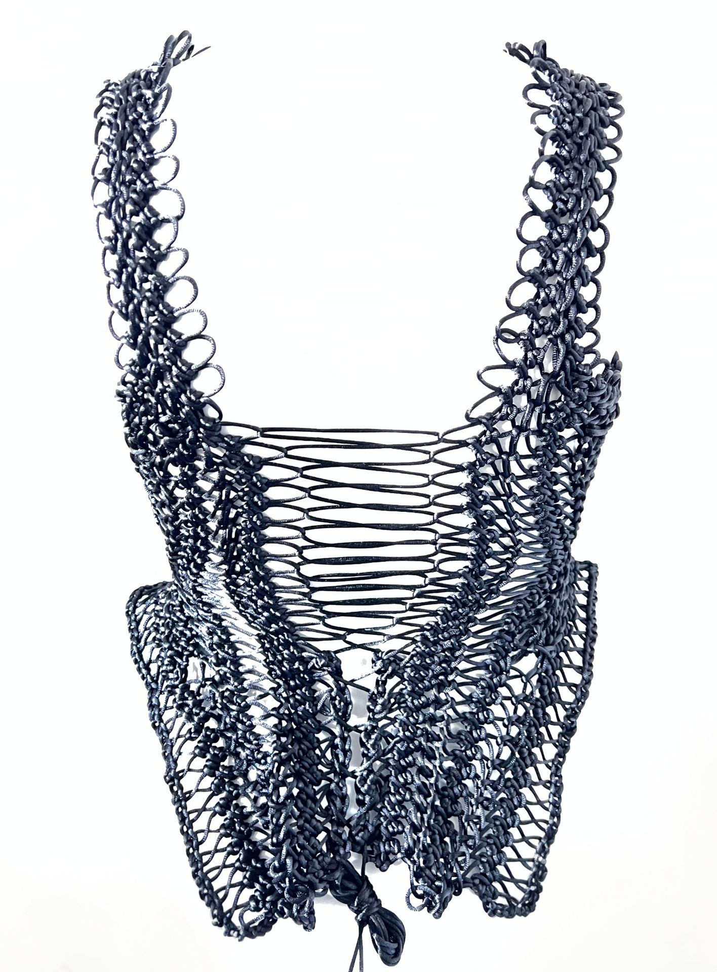 crochet corset back view