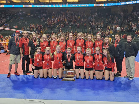 North Branch Volleyball Falls Just Short in the Championship