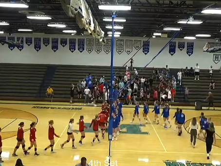 Mustangs Topple the Jaguars in 4 Sets