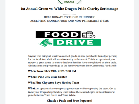 Dragons Hockey to Host Charity Game