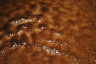 First Layer of Almond Cake for Matea's Walnut Meringue Cake Recipe in Sutivan, Brač, Croatia